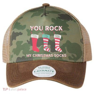 Funny Christmas LoverS Quotes Rock My Christmas Socks Gift Legacy Tie Dye Trucker Hat