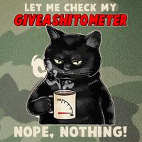 Funny Cat Let Me Check My GiveAShitOMeter Nope Nothing Legacy Tie Dye Trucker Hat