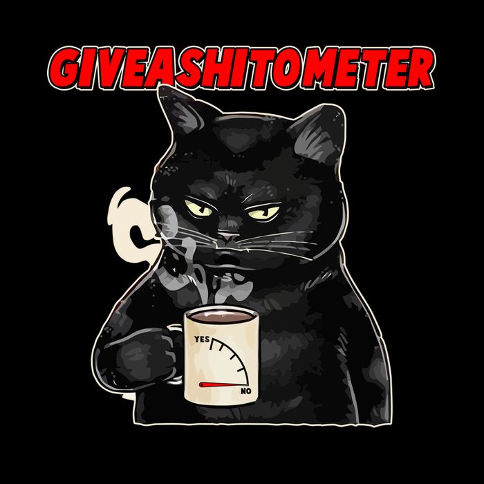 Funny Cat Let Me Check My GiveAShitOMeter Nope Nothing 16oz Travel Tumbler