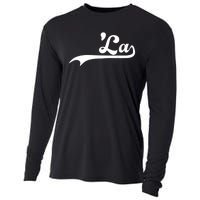 Funny Comma La Kamala Harris Punctuation La Election Vote Cooling Performance Long Sleeve Crew