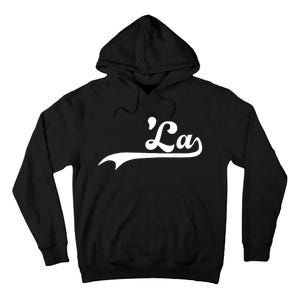 Funny Comma La Kamala Harris Punctuation La Election Vote Tall Hoodie