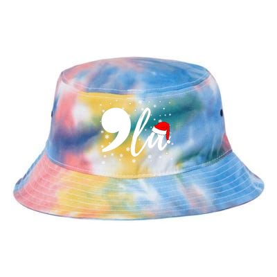 Funny Comma La Kamala Harris 2024 Christmas Gift Tie Dye Newport Bucket Hat