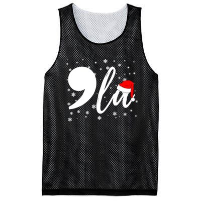 Funny Comma La Kamala Harris 2024 Christmas Gift Mesh Reversible Basketball Jersey Tank