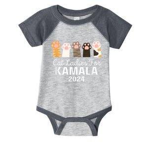 Funny Cat Ladies For Kamala Childless Cat Ladies 2024 Infant Baby Jersey Bodysuit