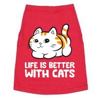 Funny Cat Lover Cute Kittens Life Is Better With Cats Doggie Tank