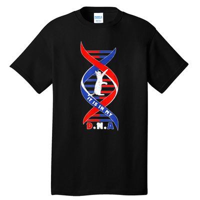 Funny Cat Lover T  Cat It In My Dna Tall T-Shirt