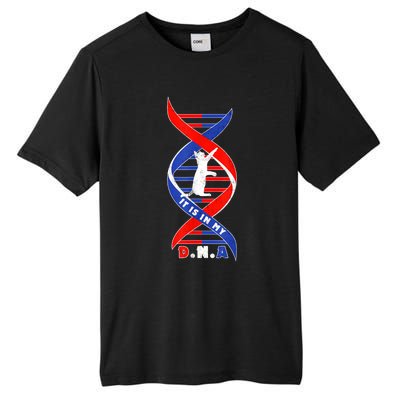 Funny Cat Lover T  Cat It In My Dna Tall Fusion ChromaSoft Performance T-Shirt