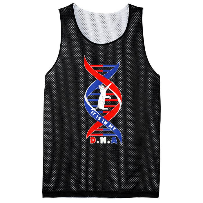 Funny Cat Lover T  Cat It In My Dna Mesh Reversible Basketball Jersey Tank