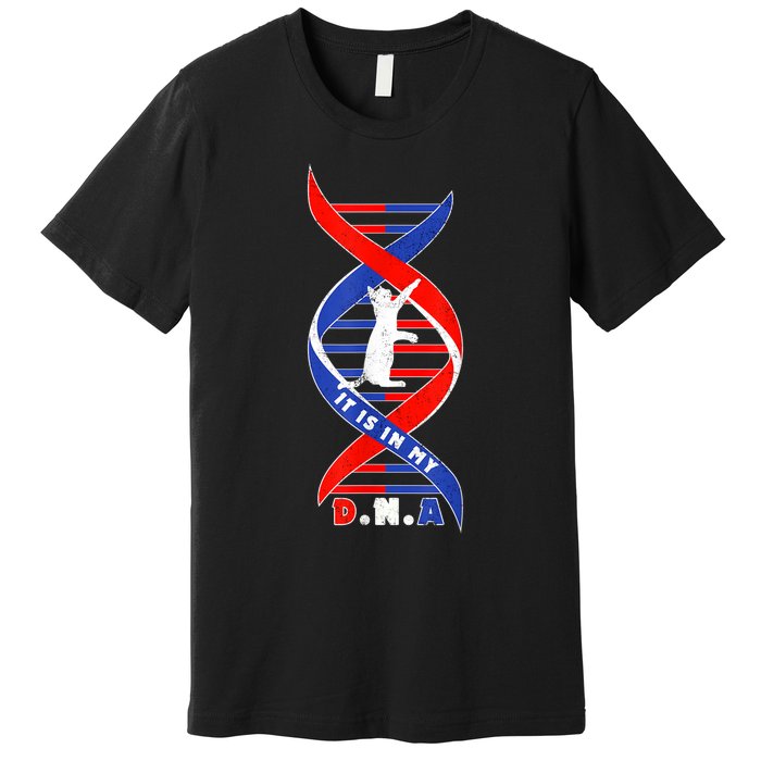 Funny Cat Lover T  Cat It In My Dna Premium T-Shirt