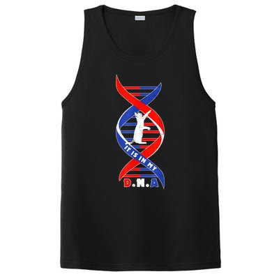 Funny Cat Lover T  Cat It In My Dna PosiCharge Competitor Tank