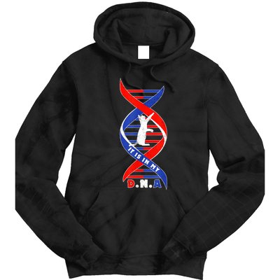 Funny Cat Lover T  Cat It In My Dna Tie Dye Hoodie