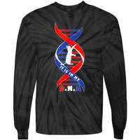 Funny Cat Lover T  Cat It In My Dna Tie-Dye Long Sleeve Shirt