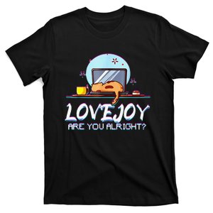 Funny Cute Lovejoy Merch Wilbur Soot Bored Cats T-Shirt