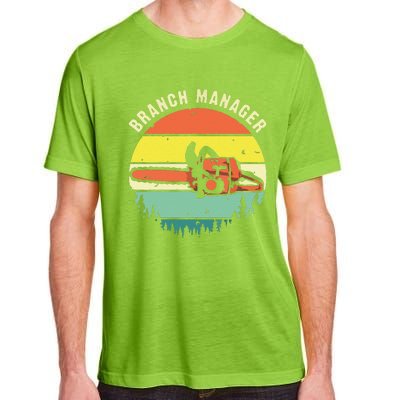 Funny Cool Lumberjack Art Arborist Logger Branch Manager Adult ChromaSoft Performance T-Shirt