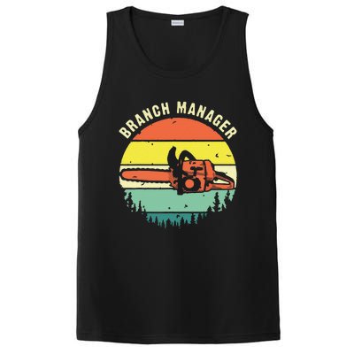 Funny Cool Lumberjack Art Arborist Logger Branch Manager PosiCharge Competitor Tank