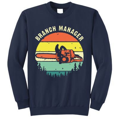 Funny Cool Lumberjack Art Arborist Logger Branch Manager Sweatshirt