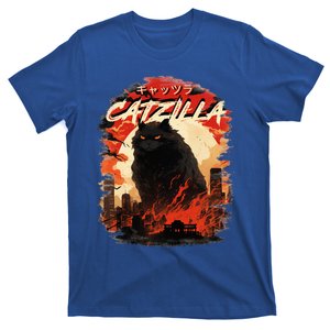 Funny Cat Lover Catzilla Cat Humor Cat T-Shirt