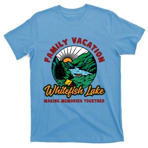 Fishing Camping Lake Family Vacation Whitefish Lake Gift T-Shirt