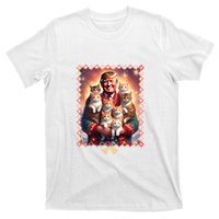 Funny Cat Lover Christmas Sweater Trump Ugly Christmas Sweatshirt T-Shirt