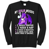 Funny Coffee Lover Funny Moods Coffee Drinker Sweatshirt