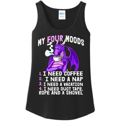 Funny Coffee Lover Funny Moods Coffee Drinker Ladies Essential Tank