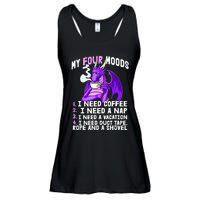 Funny Coffee Lover Funny Moods Coffee Drinker Ladies Essential Flowy Tank