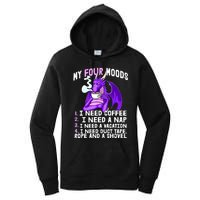 Funny Coffee Lover Funny Moods Coffee Drinker Women's Pullover Hoodie