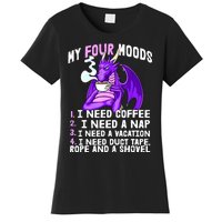 Funny Coffee Lover Funny Moods Coffee Drinker Women's T-Shirt