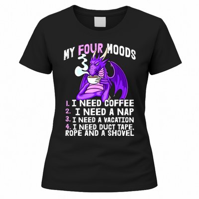 Funny Coffee Lover Funny Moods Coffee Drinker Women's T-Shirt