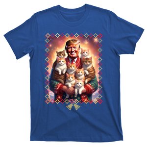 Funny Cat Lover Christmas Trump Ugly Christmas Gift T-Shirt