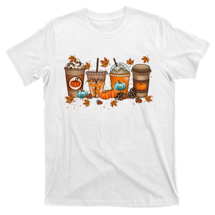 Fall Coffee Lover Pumpkin T-Shirt