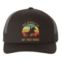 Funny Country Life Howdy This Actually Is My First Rodeo Yupoong Adult 5-Panel Trucker Hat