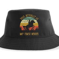 Funny Country Life Howdy This Actually Is My First Rodeo Sustainable Bucket Hat