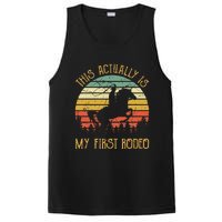 Funny Country Life Howdy This Actually Is My First Rodeo PosiCharge Competitor Tank