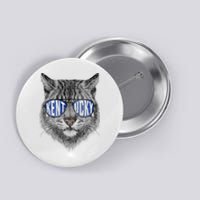 Funny Cat Lovers Graphic Last Name Kentucky Retro Vintage Button