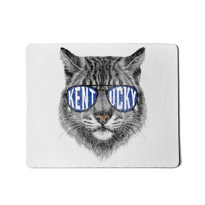 Funny Cat Lovers Graphic Last Name Kentucky Retro Vintage Mousepad