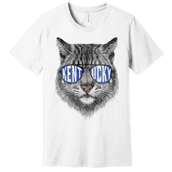 Funny Cat Lovers Graphic Last Name Kentucky Retro Vintage Premium T-Shirt