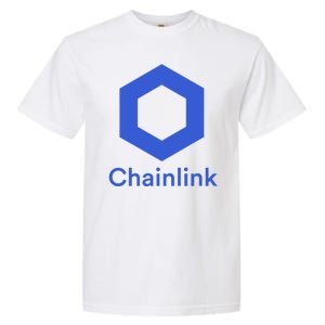 Funny Chainlink LINK Chainlink Blue Funny Chainlink Crypto Chainlink Merch Garment-Dyed Heavyweight T-Shirt