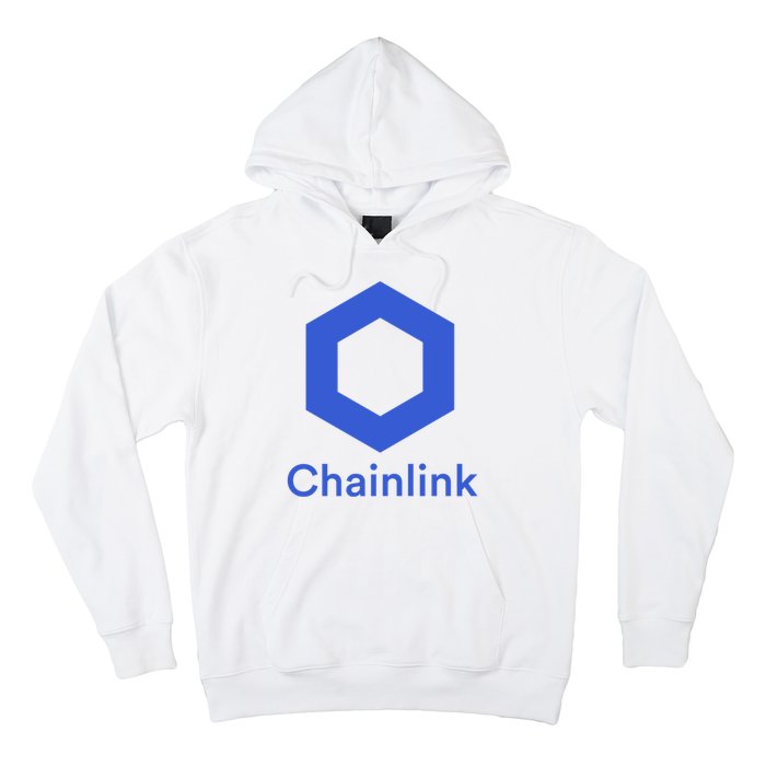 Funny Chainlink LINK Chainlink Blue Funny Chainlink Crypto Chainlink Merch Hoodie