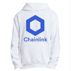 Funny Chainlink LINK Chainlink Blue Funny Chainlink Crypto Chainlink Merch Urban Pullover Hoodie