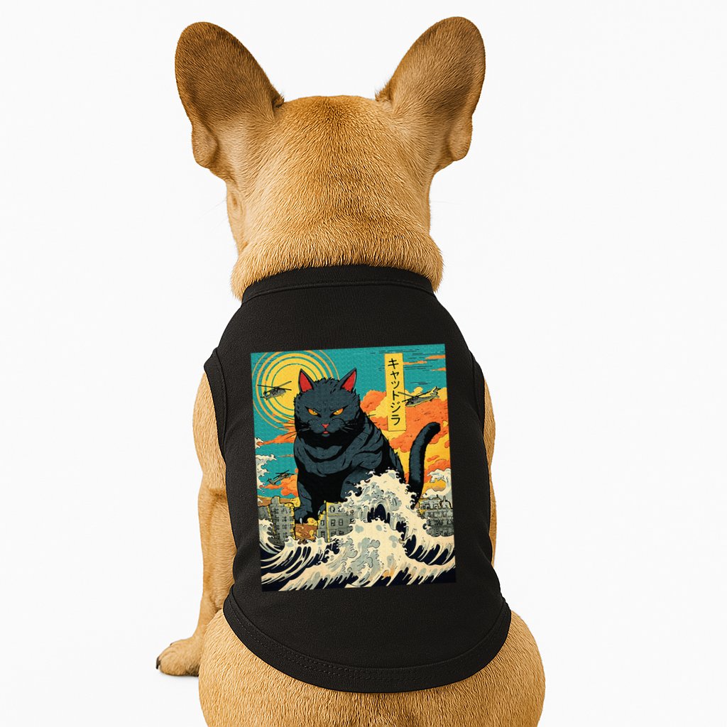 Funny Cat Lover Catzilla Cat Owner Doggie Tank