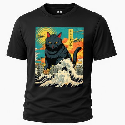 Funny Cat Lover Catzilla Cat Owner Performance Shirt