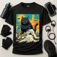 Funny Cat Lover Catzilla Cat Owner Performance Shirt