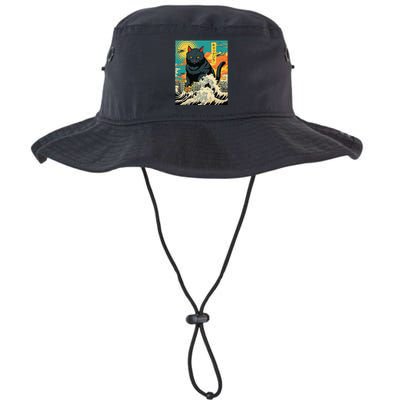 Funny Cat Lover Catzilla Cat Owner Bucket Hat