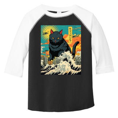 Funny Cat Lover Catzilla Cat Owner Toddler Fine Jersey T-Shirt