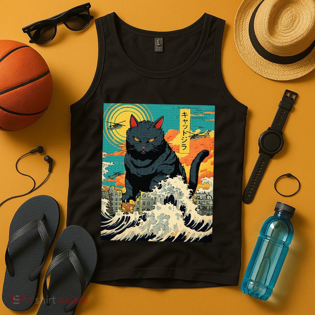 Funny Cat Lover Catzilla Cat Owner Tank Top