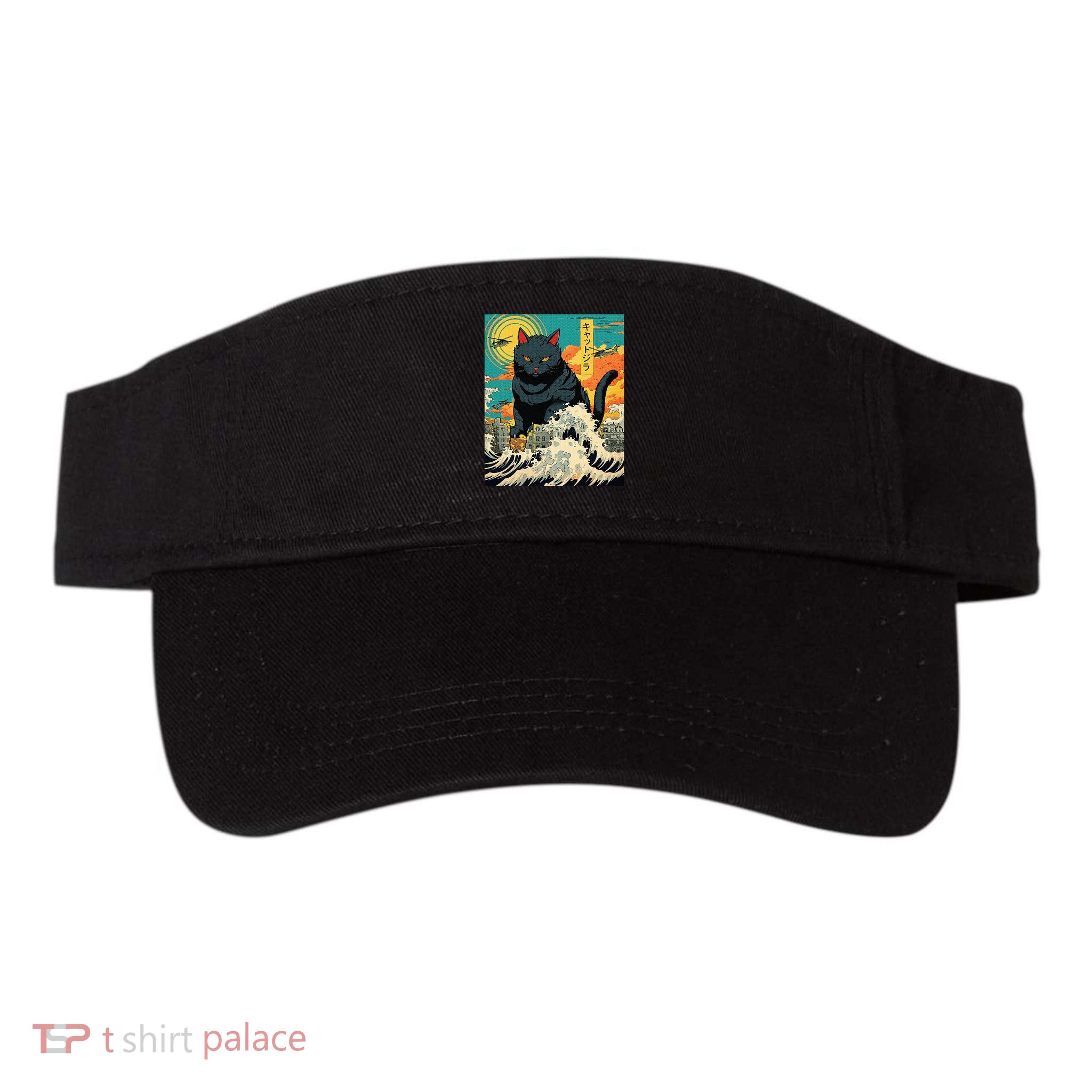 Funny Cat Lover Catzilla Cat Owner Visor