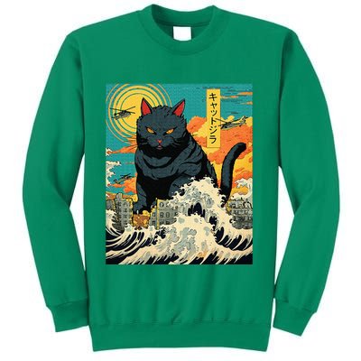 Funny Cat Lover Catzilla Cat Owner Sweatshirt
