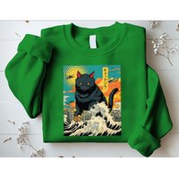 Funny Cat Lover Catzilla Cat Owner Sweatshirt