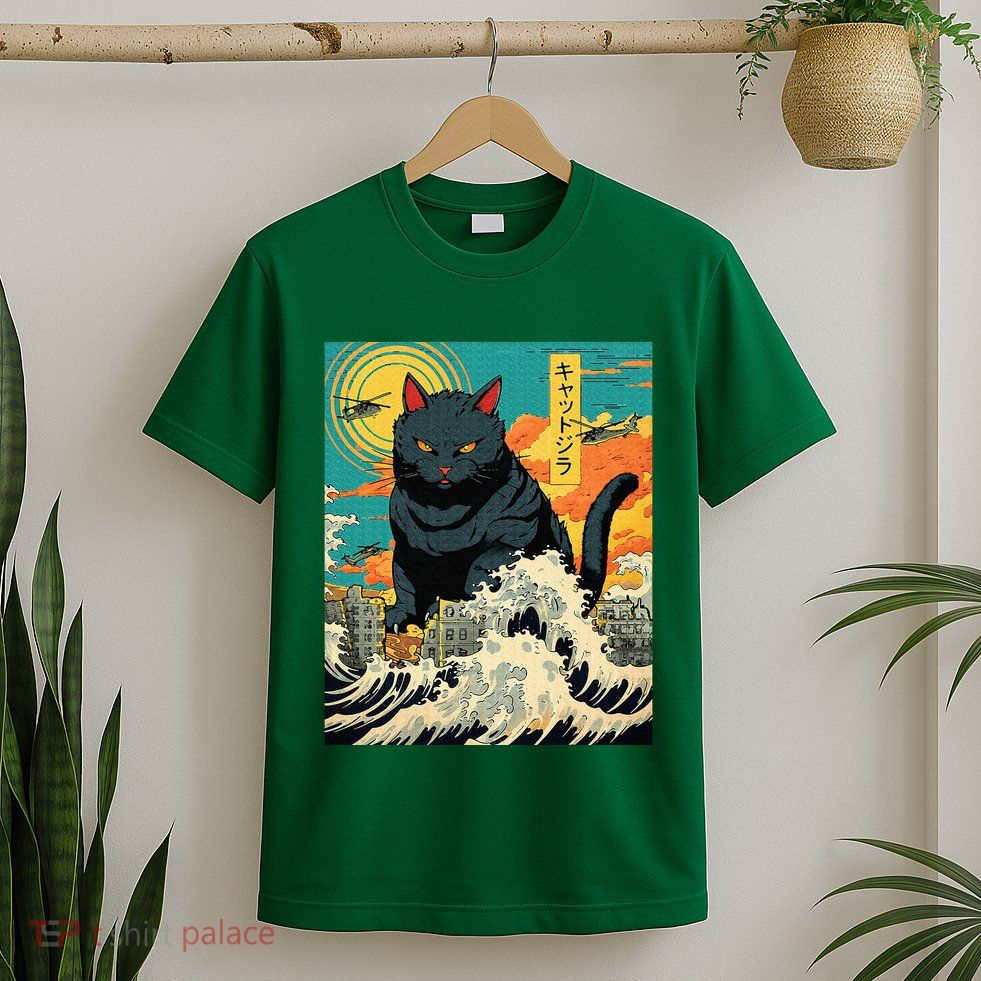 Funny Cat Lover Catzilla Cat Owner T-Shirt